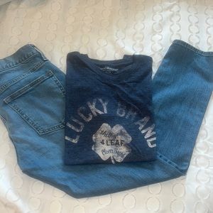 Tee and denim bundle - Men’s 31x30 and Small